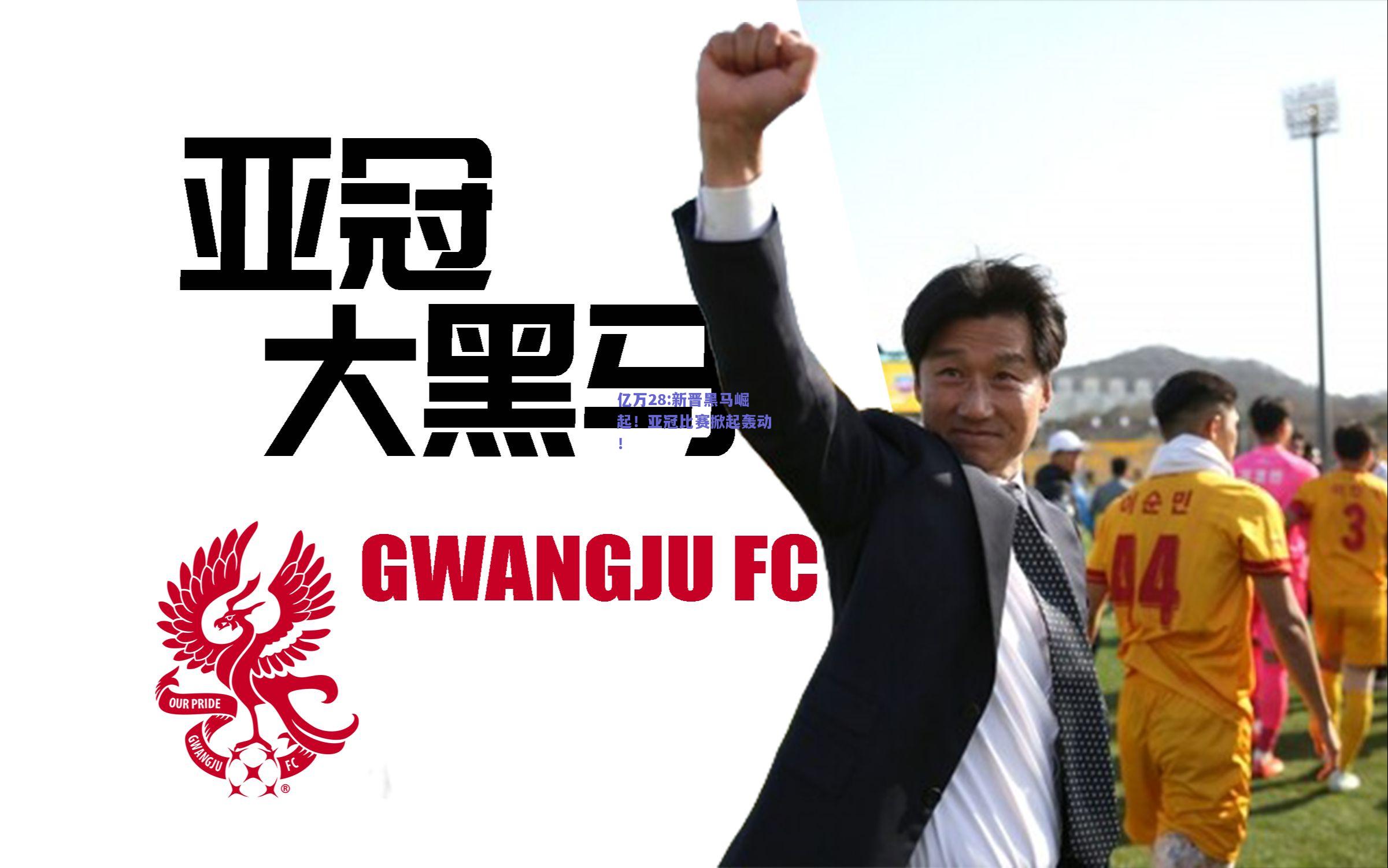 亿万28:新晋黑马崛起！亚冠比赛掀起轰动！